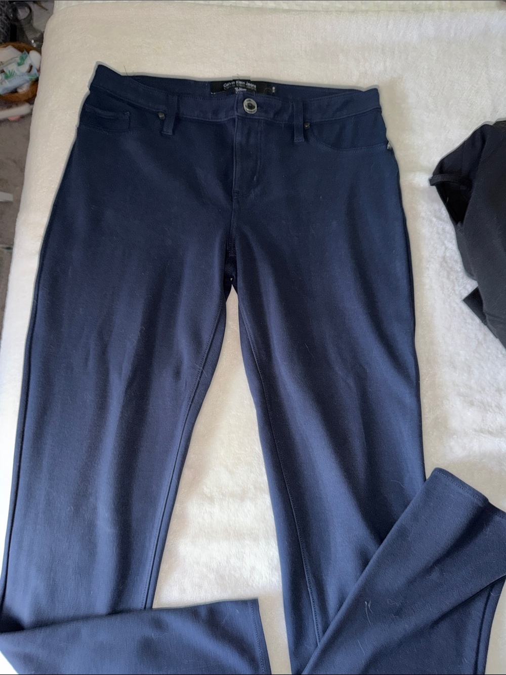 Calvin Klein Jeans Navy Skinny Ponte Pants